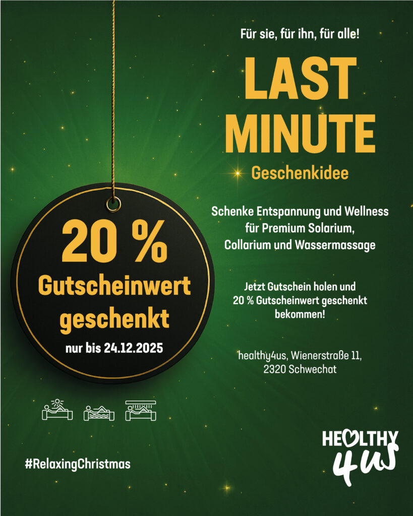 healthy4us Gutscheine für Weihnachten